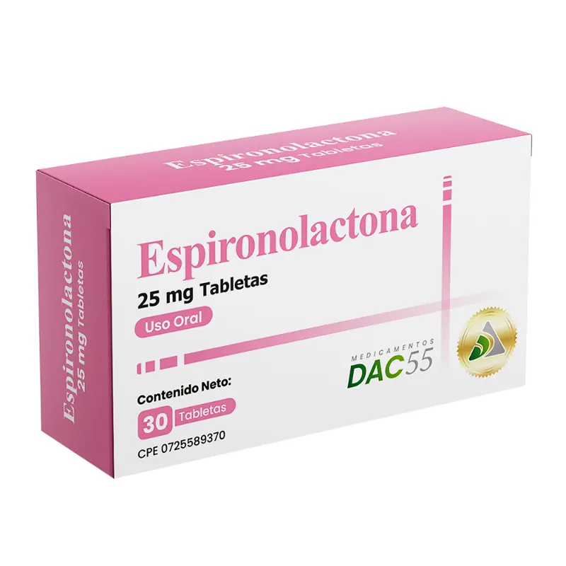ESPIRONOLACTONA 25 MG X 30 TA DAC55