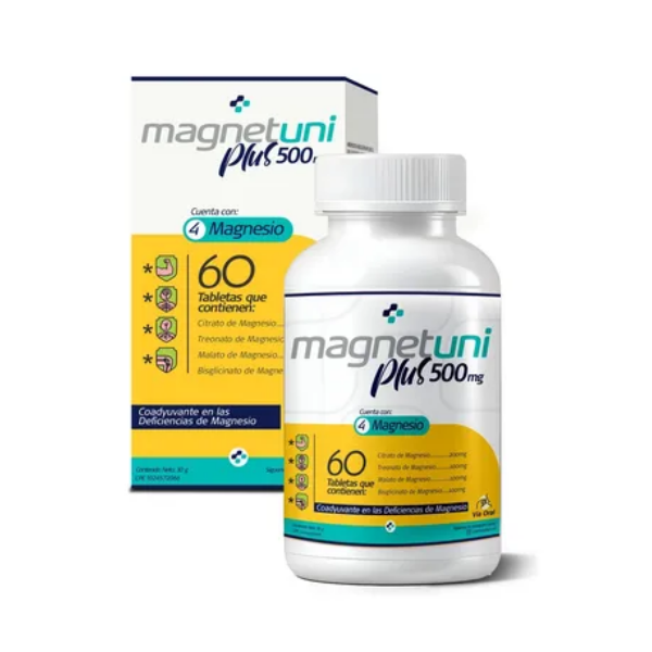 MAGNETUNI PLUS 500 MG X 60 TAB UNIPHARMA