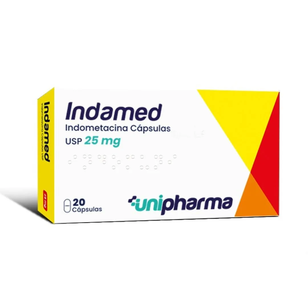 INDAMED 25 MG X 20 CAP UNIPHARMA