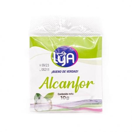 ALCANFOR 10 GR SOBRE LYA