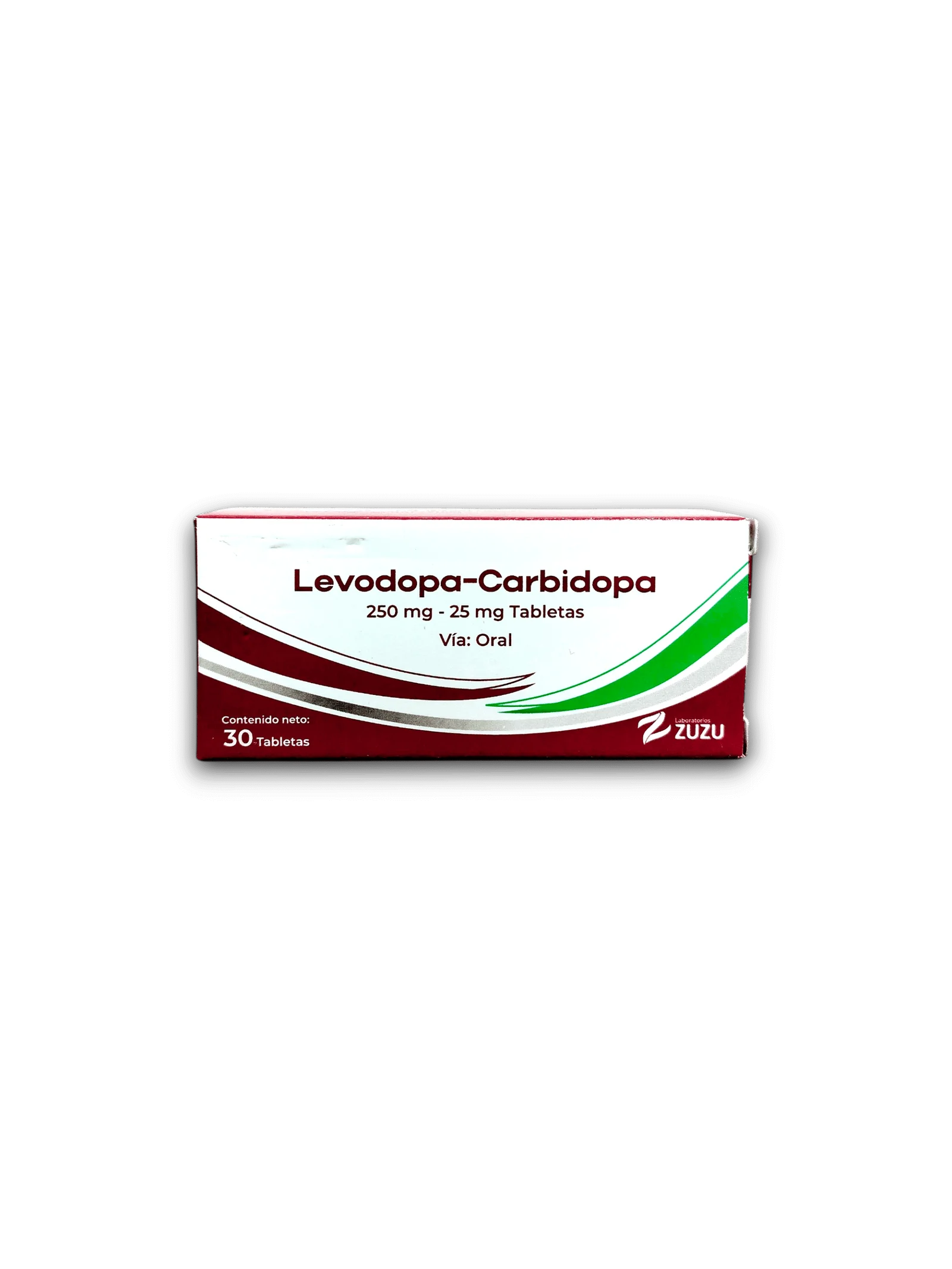 LEVODOPA CARBIDOPA 250/25 MG X 30 TAB ZUZU