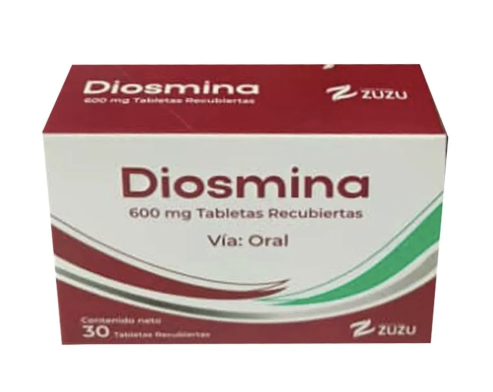 DIOSMINA 600 MG X 30 TAB REC ZUZU
