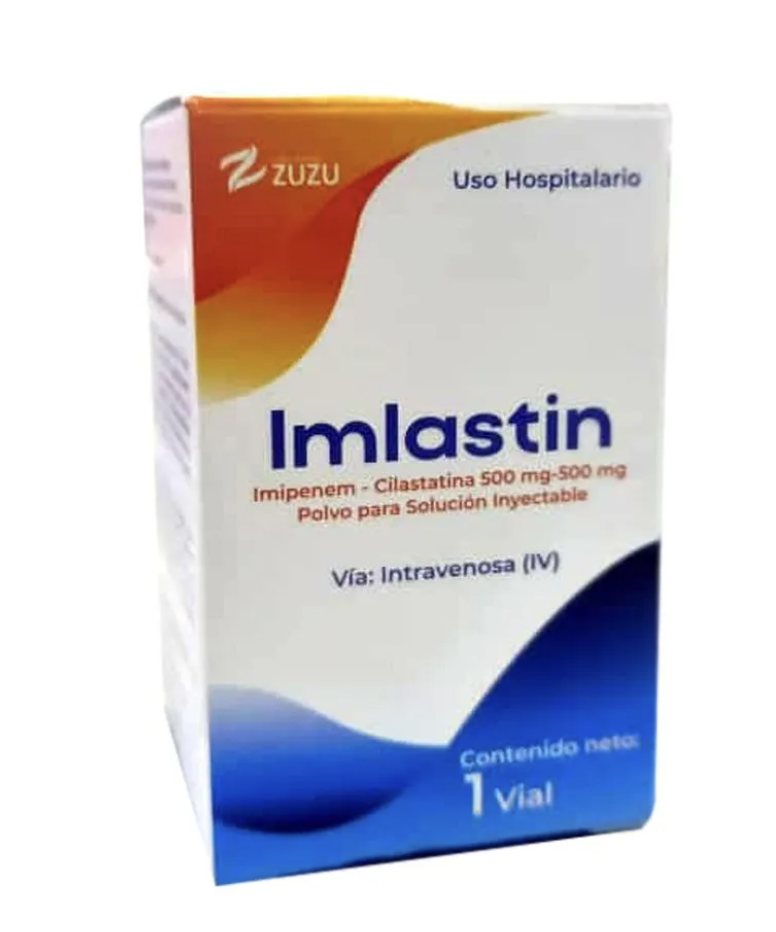 IMLASTIN POLVO P/SOL INYECTABLE I.V. 500 MG /500 MG X1 VIAL ZUZU