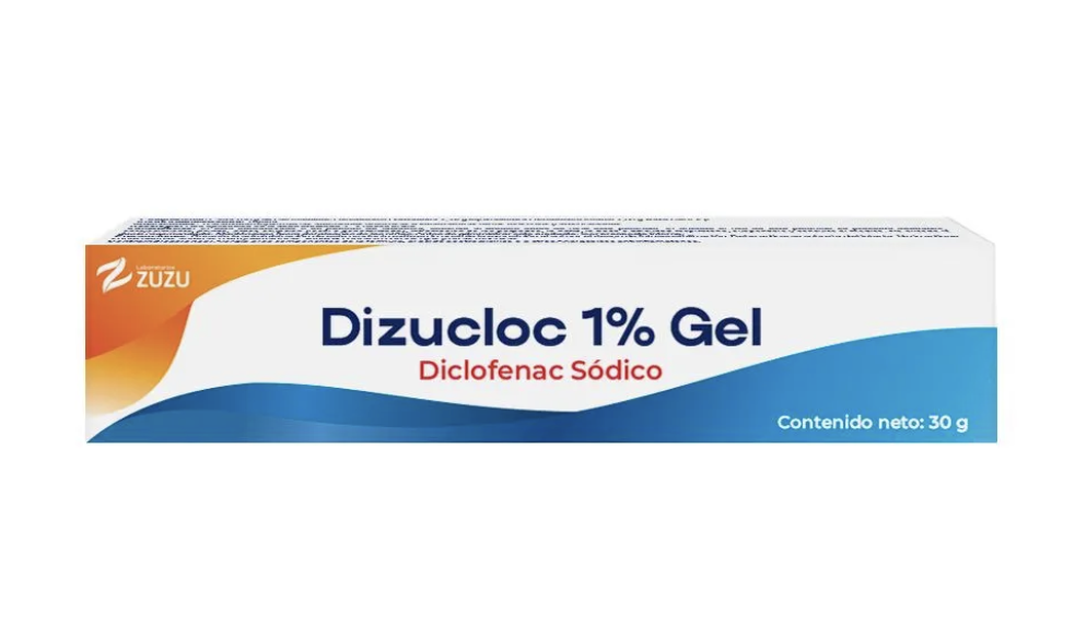 DIZUCLOC GEL DICLOFENAC SODICO 1% X 30 GR ZUZU