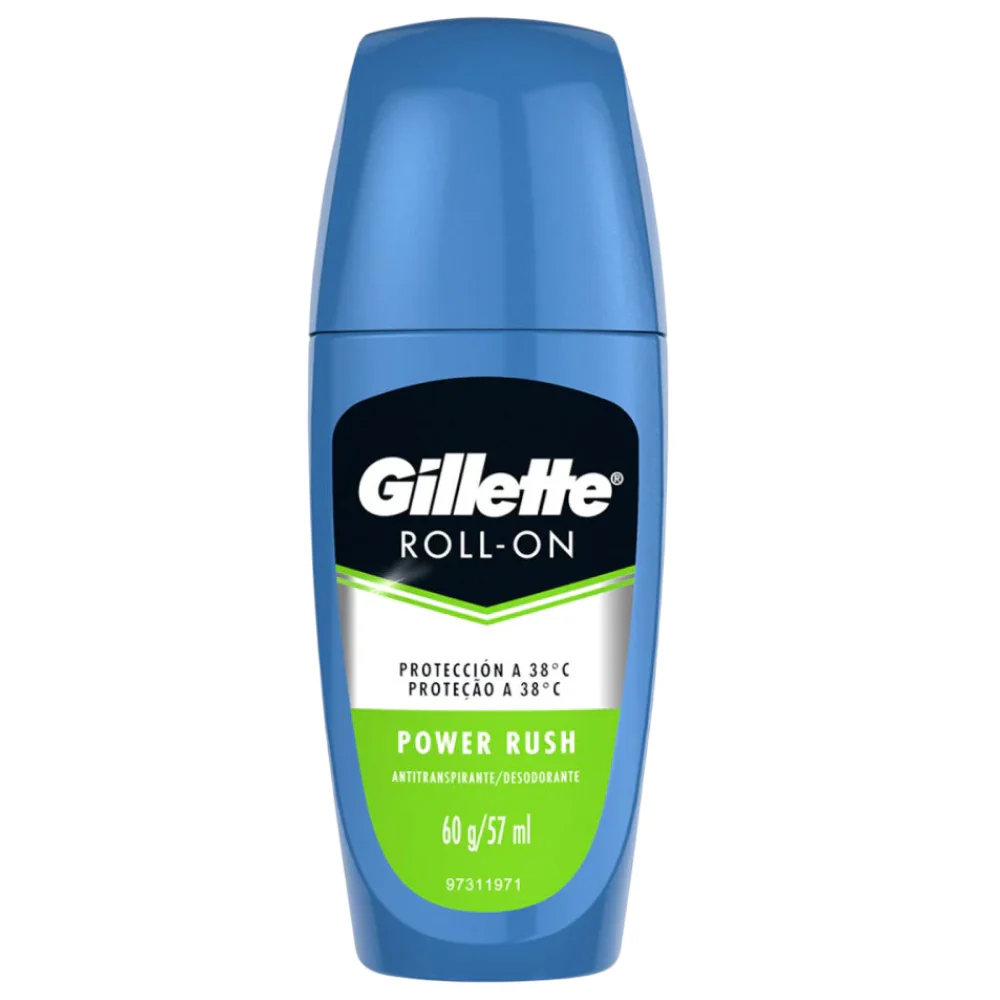 DESODORANTE GILLETTE ROLL ON POWERR RUSH X 57 ML