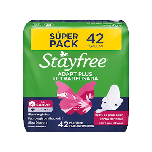 TOALLAS STAYFREE ULTRA DELGADA X 42