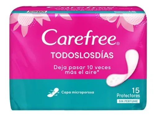 CAREFREE PROTECTORES DIARIO S/PERFUME X 15