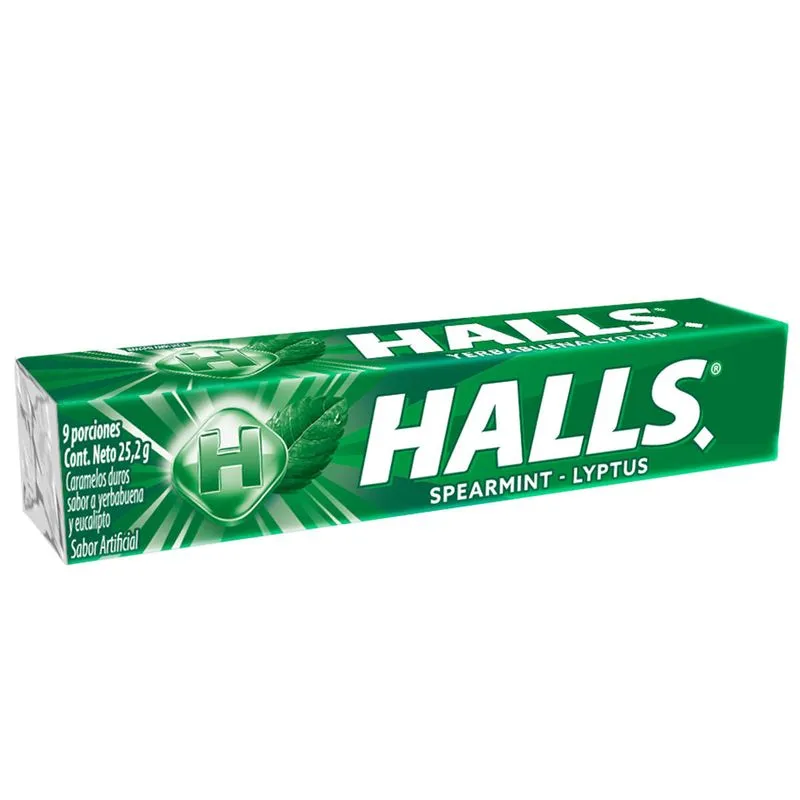 HALLS YERBABUENA X 9