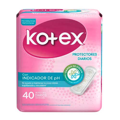 PROTECTORES KOTEX CON INDICADOR X 40
