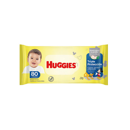 TOALLAS HUMEDAS HUGGIES TRIPLE PROTECCION X 80