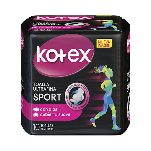 KOTEX TOALLAS SPORT X 10