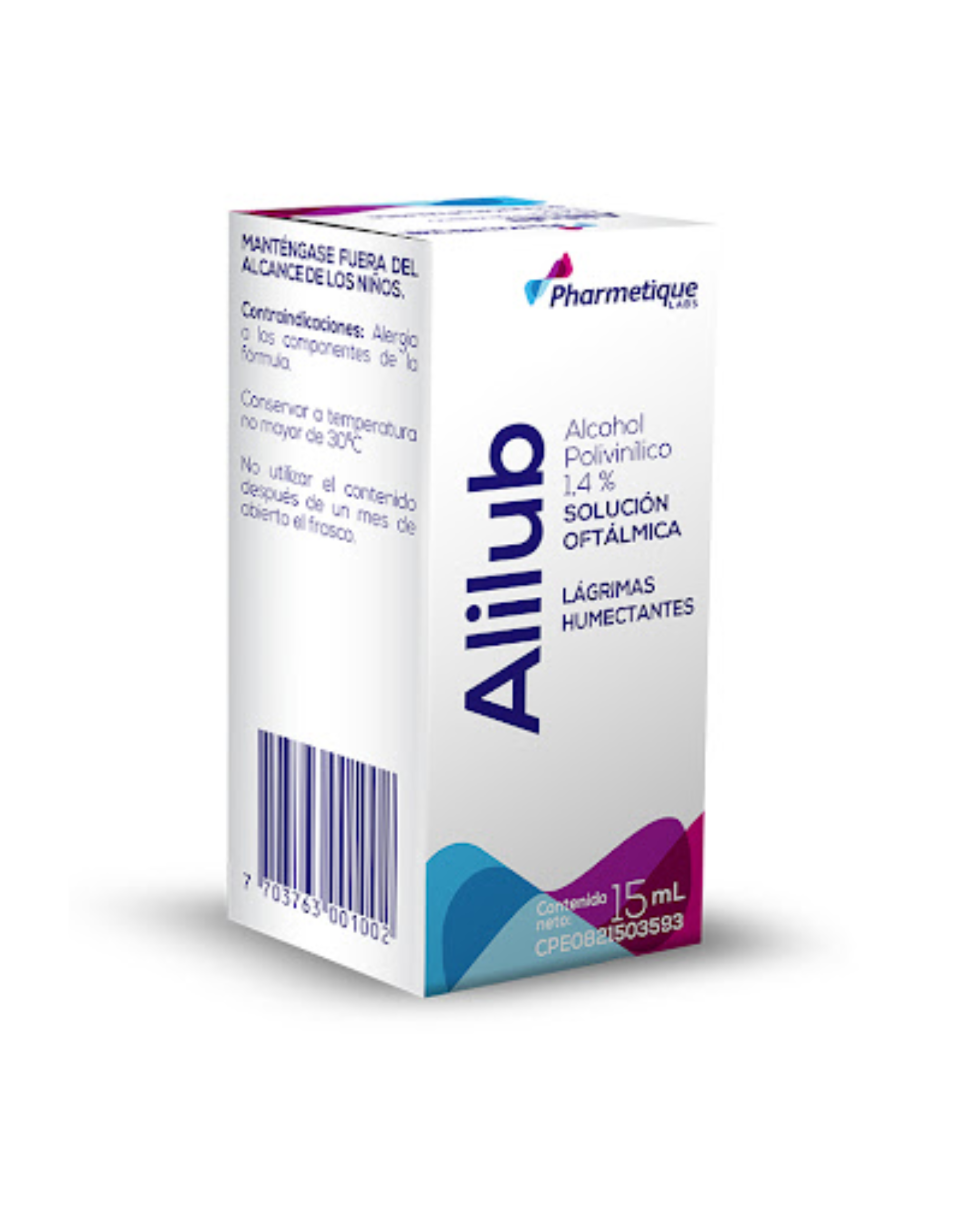 ALILUB SOL OFT 1.4%  X 15 ML PHARMETIQUE