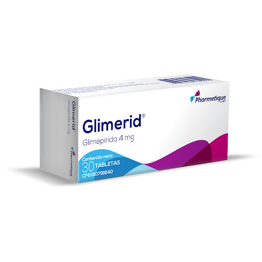 GLIMERID 4 MG X 30 TAB PHARMETIQUE