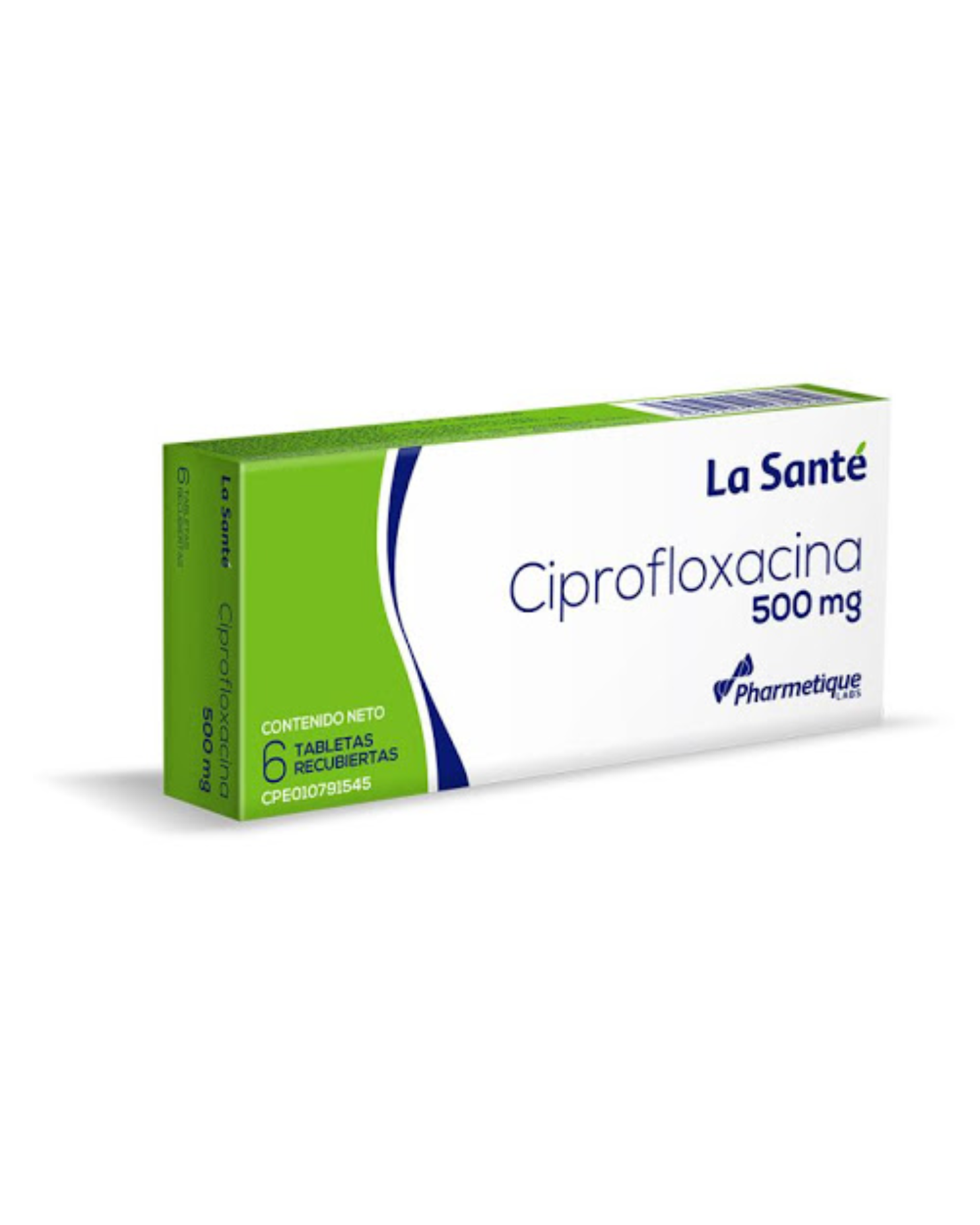 CIPROFLOXACINA 500 MG X 6 TAB  LA SANTE