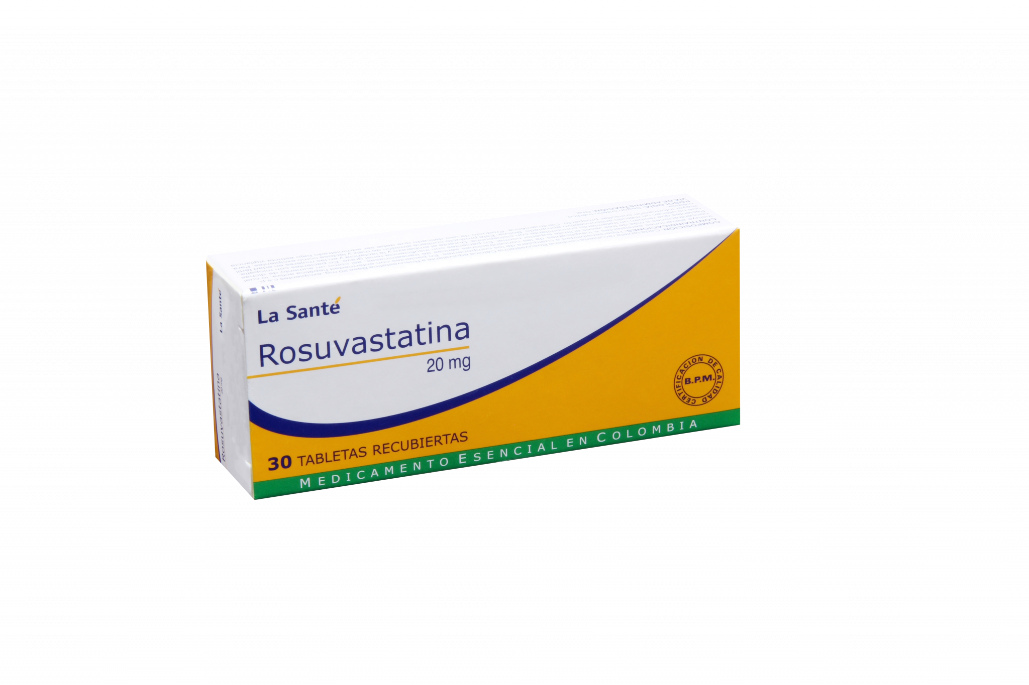 ROSUVASTATINA 20 MG X 30 TAB LA SANTE