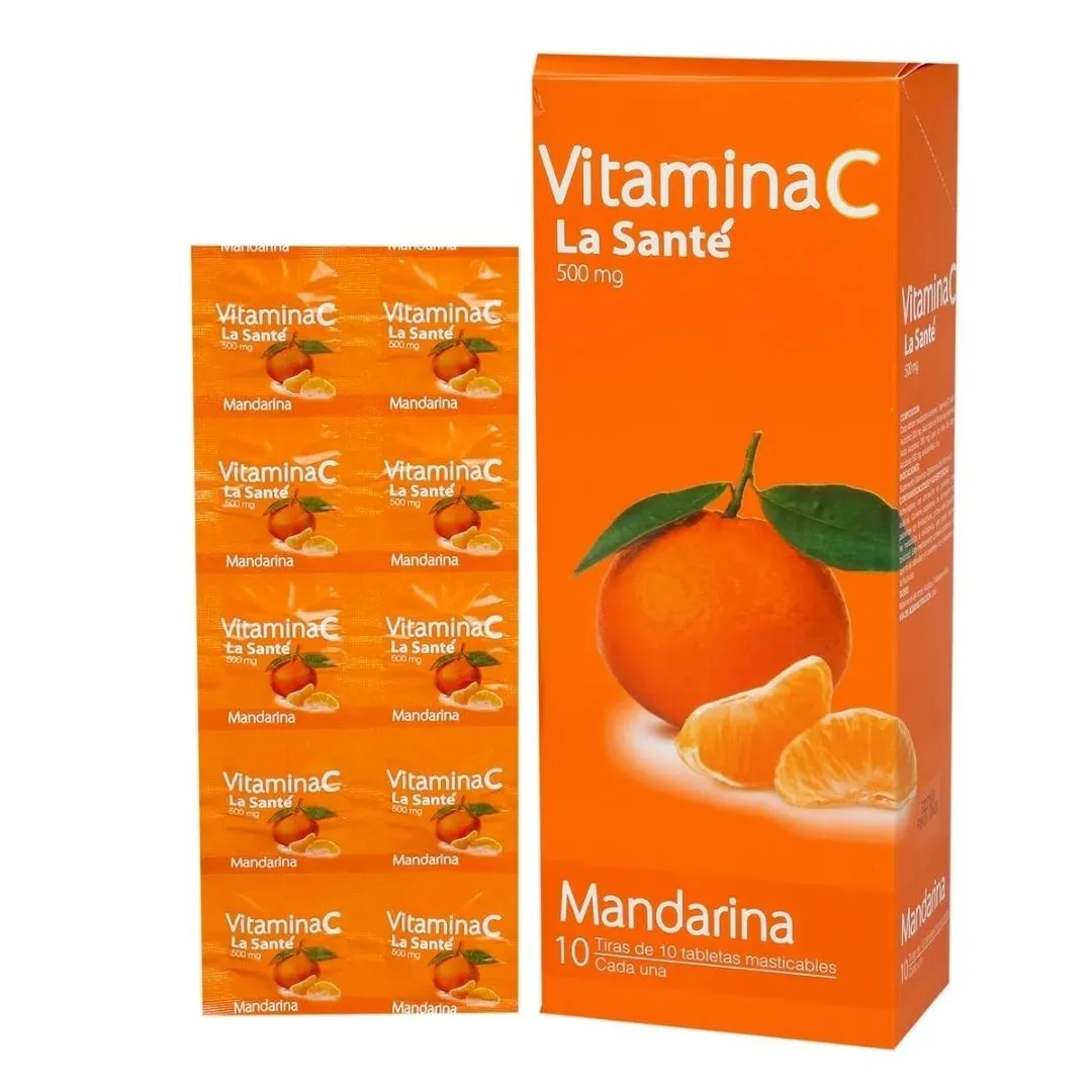 VITAMINA C MAST MANDARINA X 10 TAB PHARMETIQUE