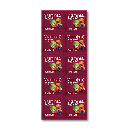 VITAMINA C MAST TUTTI FRUTTI X 10 TAB PHARMETIQUE