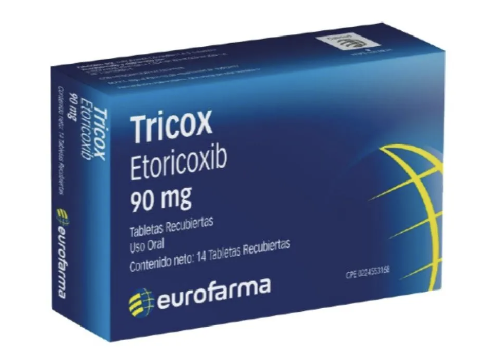TRICOX 90 MG X 14 TAB EUROFARMA