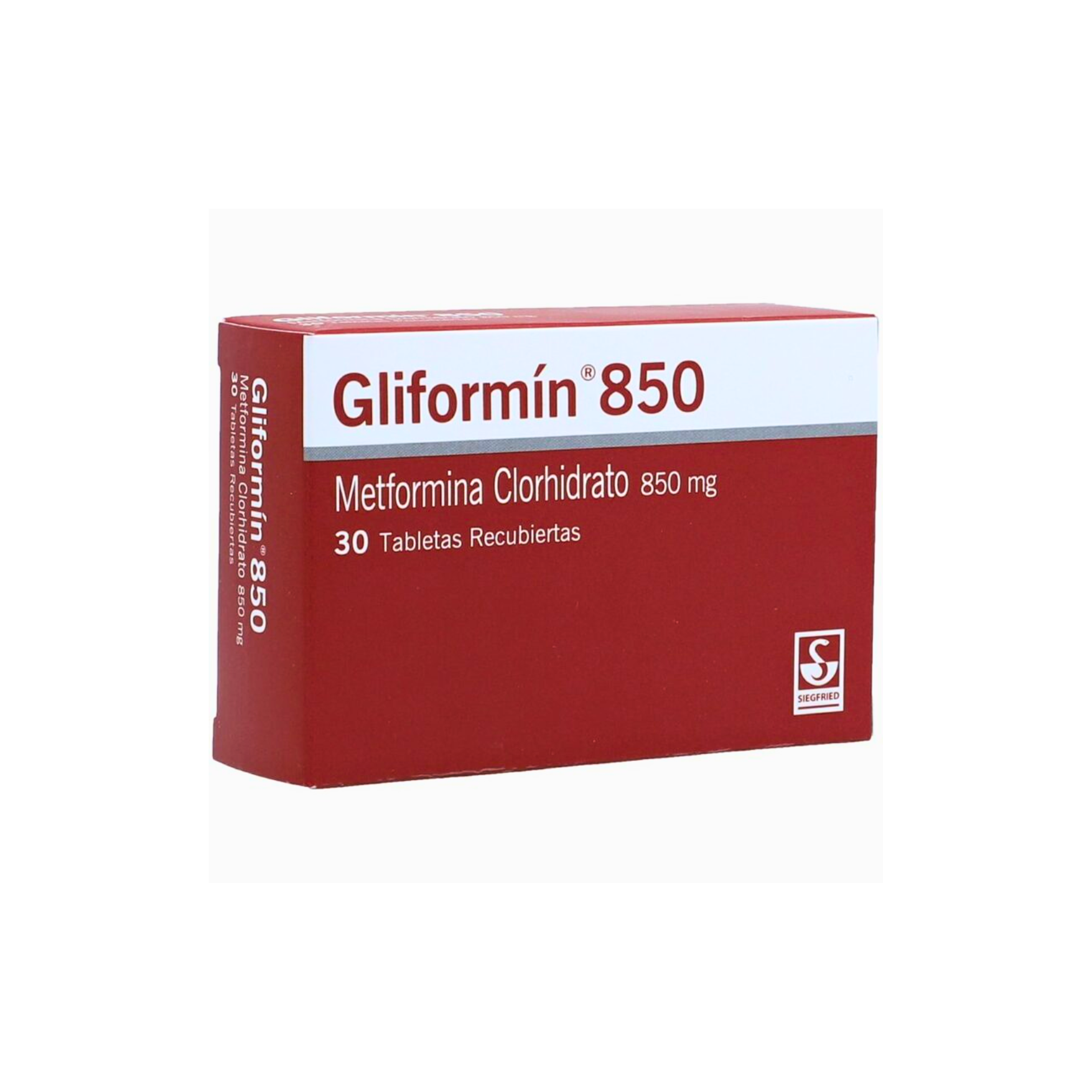 GLIFORMIN 850 MG X 30 TAB REC SIEGFRIED