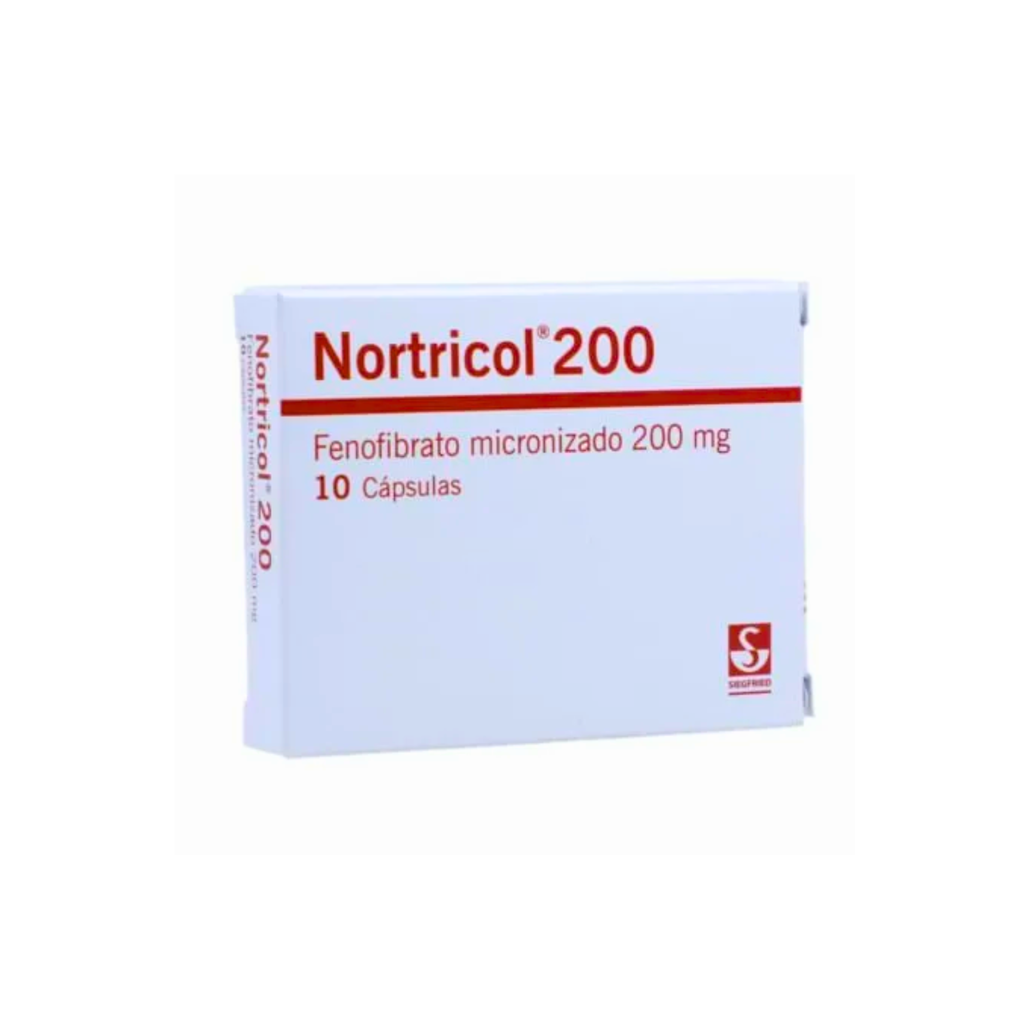NORTRICOL 200 MG X 10 CAP SIEGFRIED
