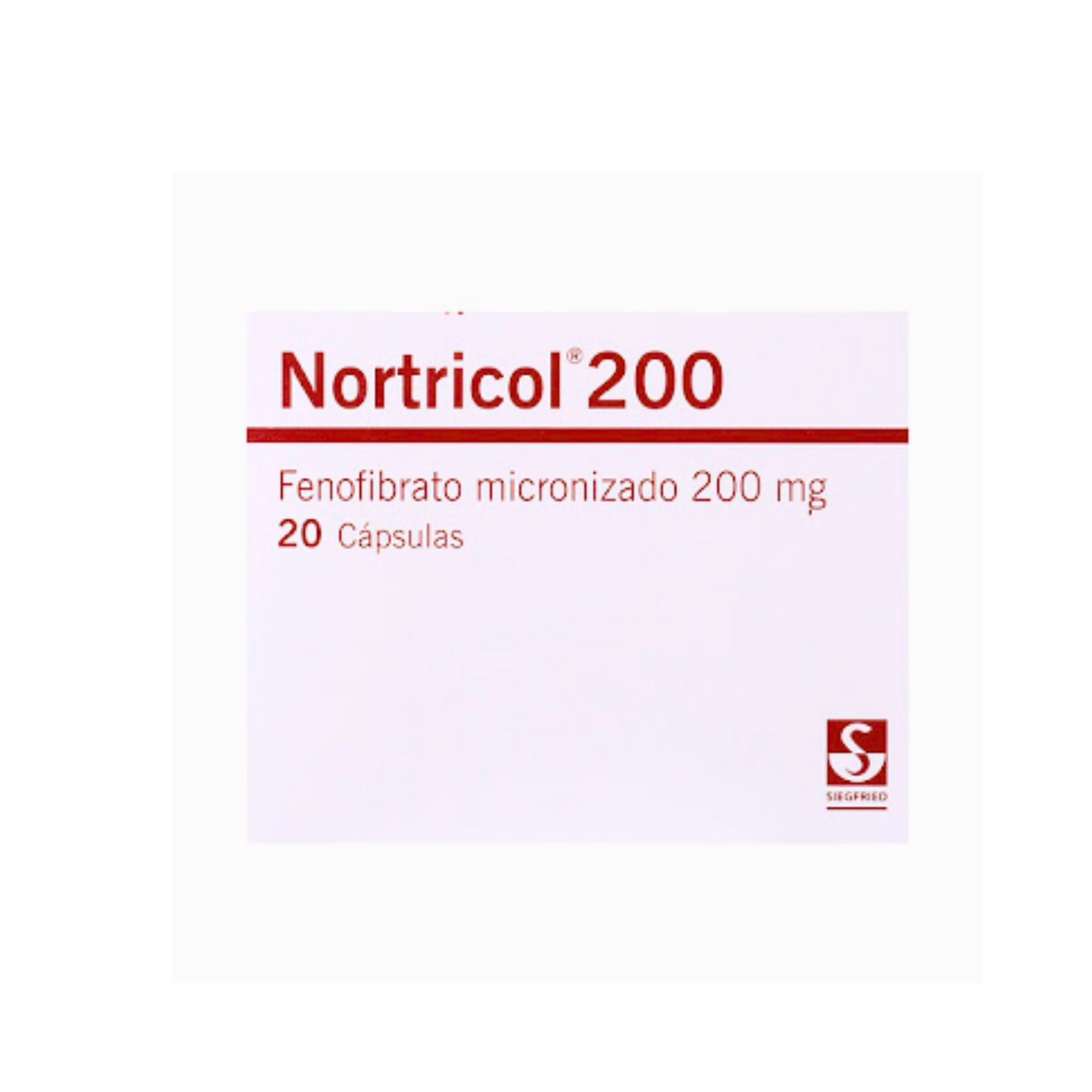 NORTRICOL 200 MG X 20 CAP SIEGFRIED