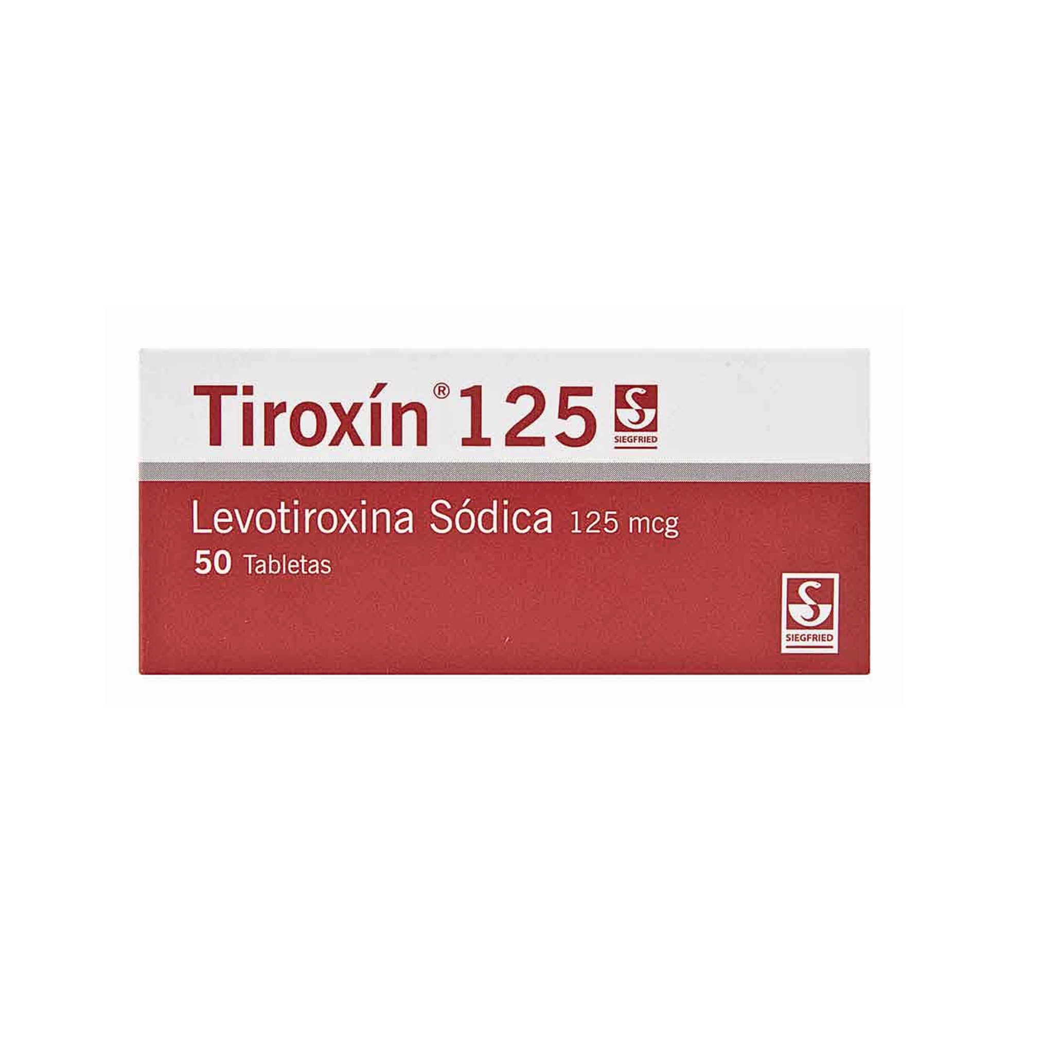 TIROXIN 125 MCG X 50 TAB SIEGFRIED **