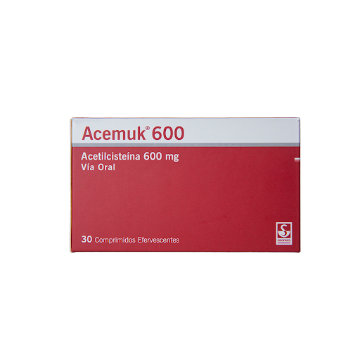 ACEMUK COMPDO EFERV 600 MG X 30 SIEGFRIED