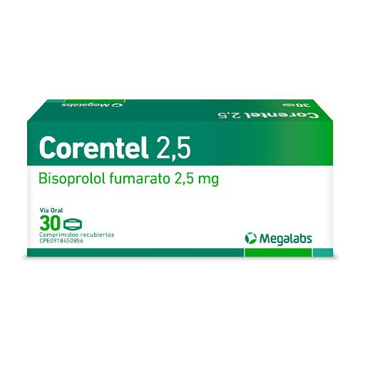 CORENTEL 2.5 MG X 30 COMP MEGALABS