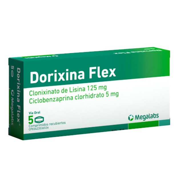 DORIXINA FLEX 125 MG X 10 COMP MEGALABS