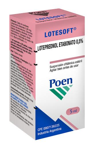 LOTESOFT SUSP OFTLM 0,5 % X 5 ML POEN MEGALABS