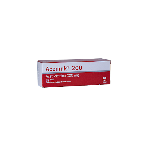 ACEMUK 200 MG X 10 COMP SIEGFRIED