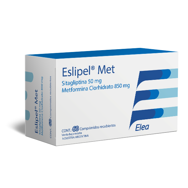 ESLIPEL MET 50/850 MG X 60 COMP CALOX ELEA