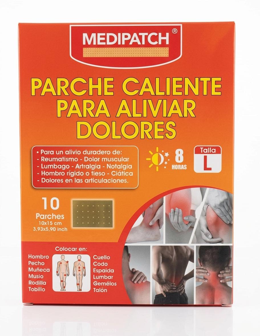 PARCHE CALIENTE PARA DOLORES TALLA L X 1 MEDIPATCH