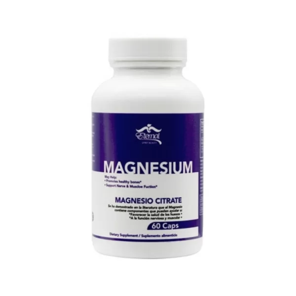 CITRATO DE MAGNESIO 350 MG X 60 CAP ETERNAL