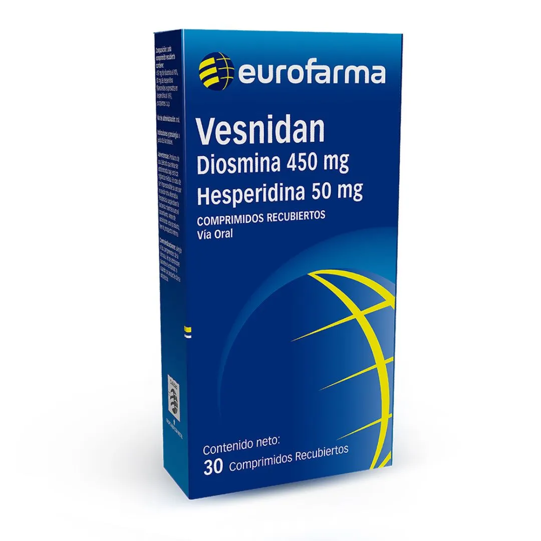 VESNIDAN 450/50 MG X 30 COMP EUROFARMA