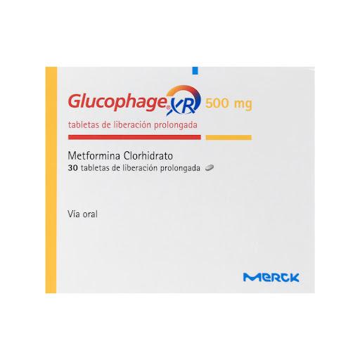 GLUCOPHAGE XR 500 MG X 30 TAB MERCK