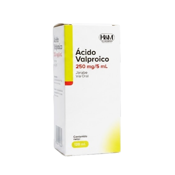 ACIDO VALPROICO JBE 250MG / 5ML X 120ML H&M