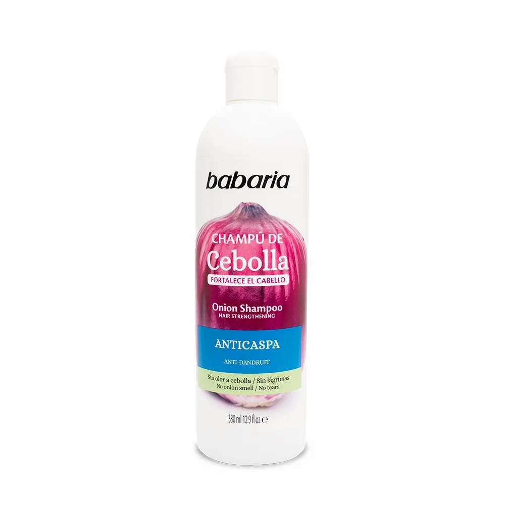 BABARIA CHAMPU DE CEBOLLA ANTICASPA X 380 ML