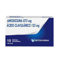 AMOXICILINA + AC. CLAVUL. 875 /125 MG X 10 TAB DROTAFARMA