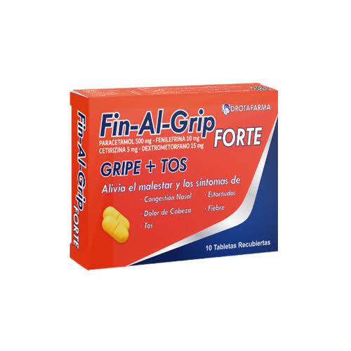 FINALGRIP FORTE GRIPE Y TOS X 10 TAB DROTAFARMA