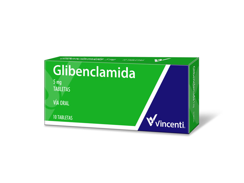 GLIBENCLAMIDA 5 MG X 10 TAB VINCENTI