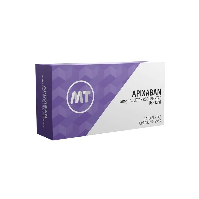 APIXABAN 5 MG X 30 TAB MT