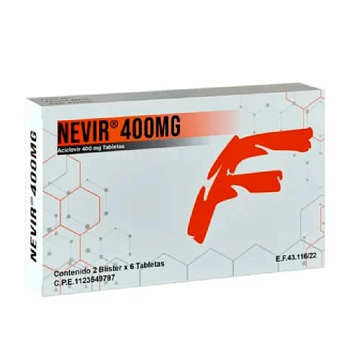 NEVIR 400 MG X 12 TAB FAHD