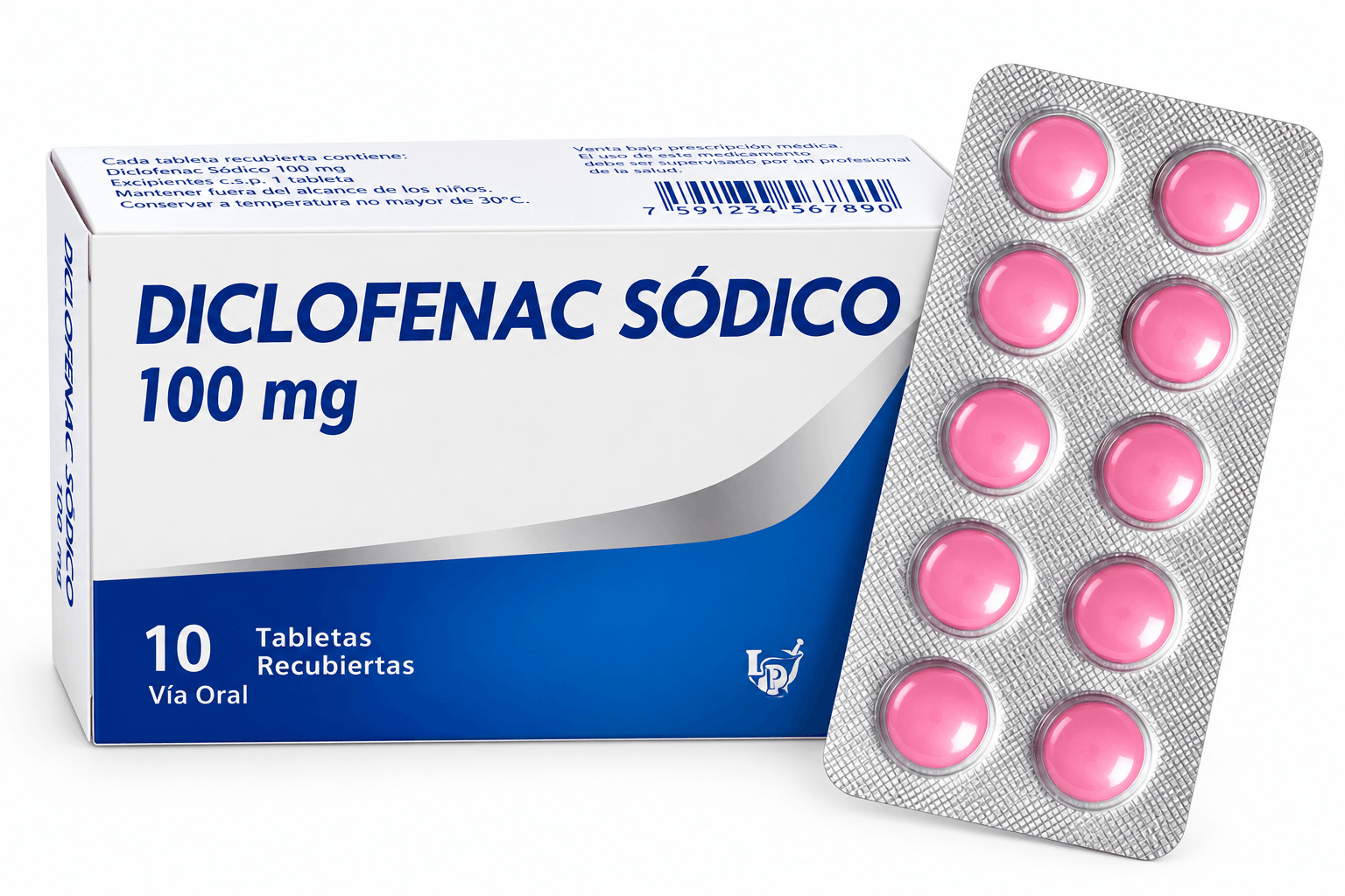 DICLOFENAC SODICO 100 MG X 10 TAB DROTAFARMA