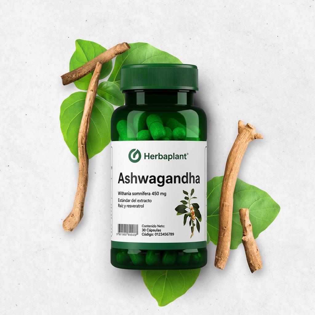 ASHWAGANDHA 450 MG X 30 CAP HERBAPLANT
