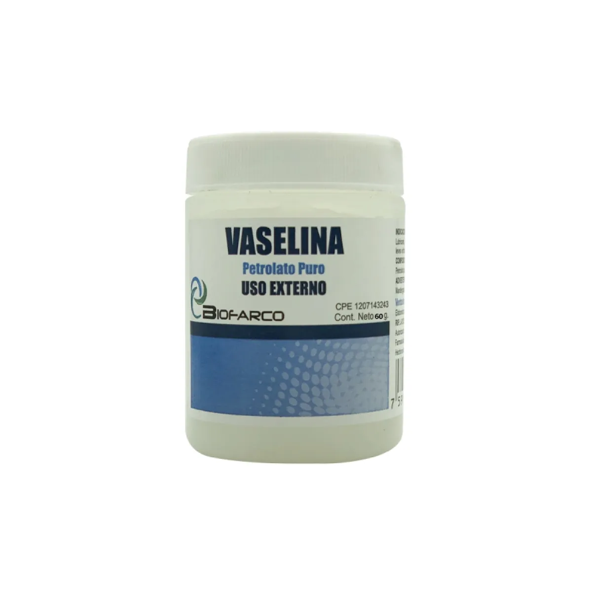VASELINA TUBO  X 50 GR  BIOFARCO