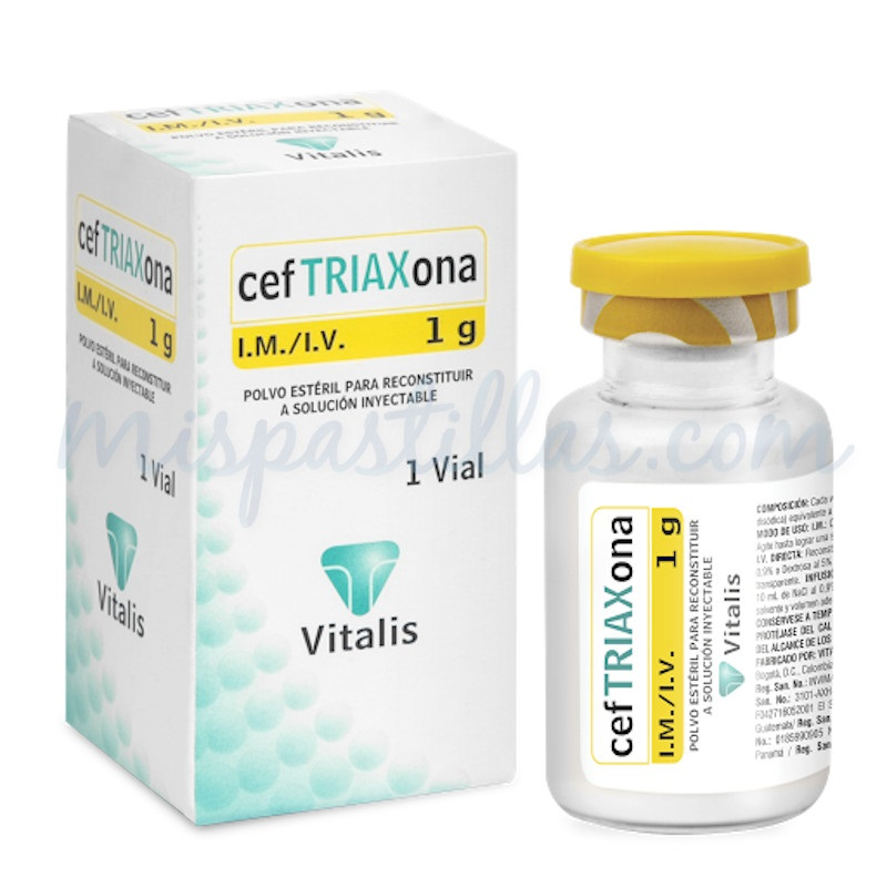 CEFTRIAXONA AMP 1 GR X 1 VITALIS