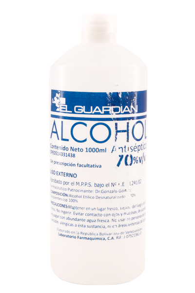ALCOHOL X 1 LITRO EL GUARDIAN
