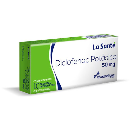 DICLOFENAC POT 50 MG X 10 TAB LA SANTE MOROCHO