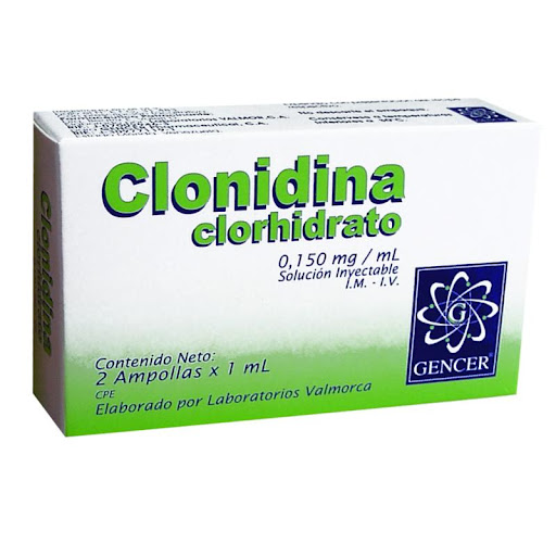 CLONIDINA 0.150 MG/ML X 1 AMP GENCER